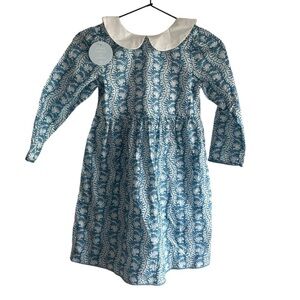 NWT Hill House Blue and White Kids Dress